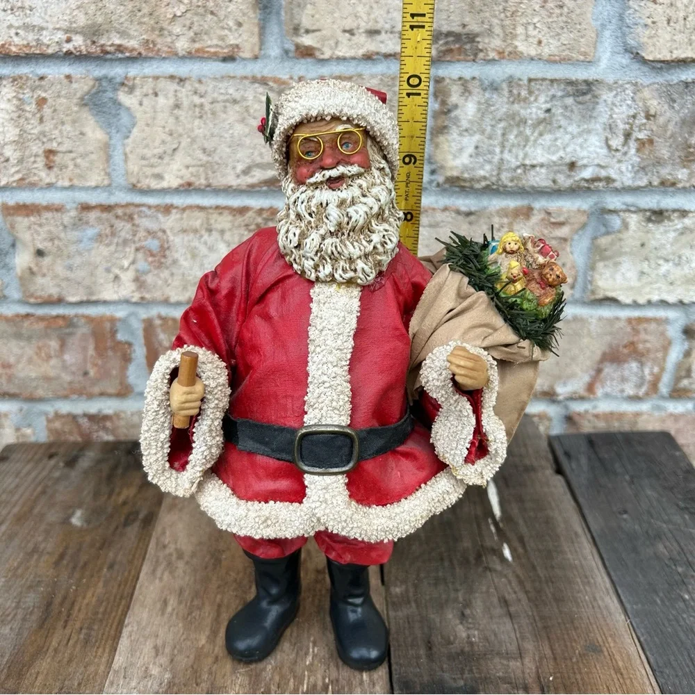 Clothtique Possible‎ Dreams Santa figurine 1988 Hand Crafted Holiday Nostalgia